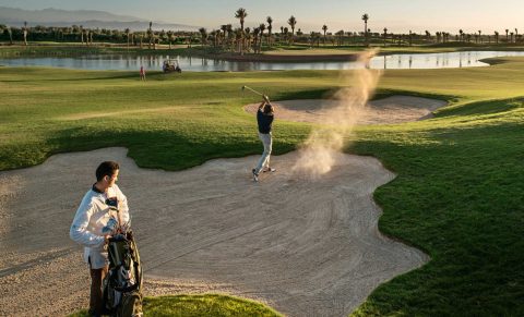 Playing Golf