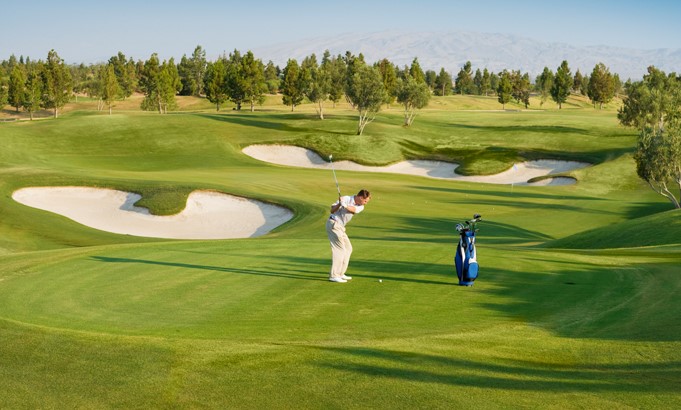 Playing Golf