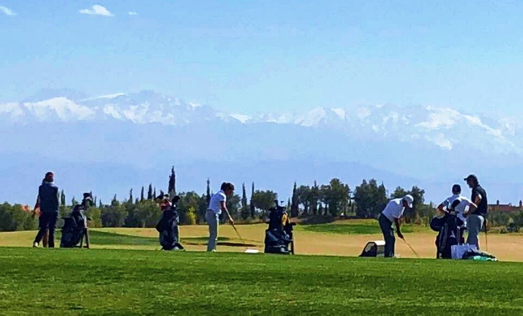 Playing Golf